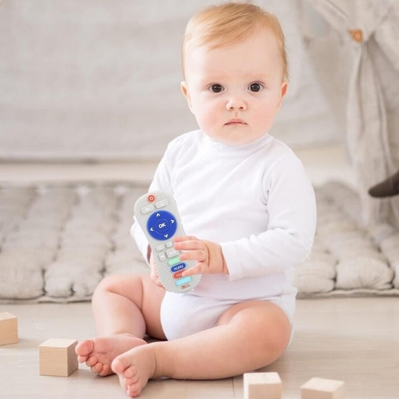 Black & Grey Remote Control Silicone Baby Teethers - Picture 5 of 9